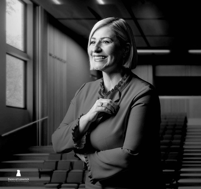 
A UL and Laurel Hill alum, Karen is CEO of Galway Chamber and Vice President of Network Ireland. A passionate advocate for business, tourism, and regional growth, she has championed sustainability, international marketing, and the power of networking to bring events to Limerick.A TEDx speaker committed to  empowering women in business, Karen also finds her greatest joy at home with her sons, Seán and Fionn, and her beloved dogs.